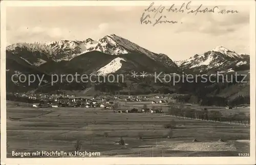 Bergen Chiemgau Hochfelln Hochgern / Bergen /Traunstein LKR