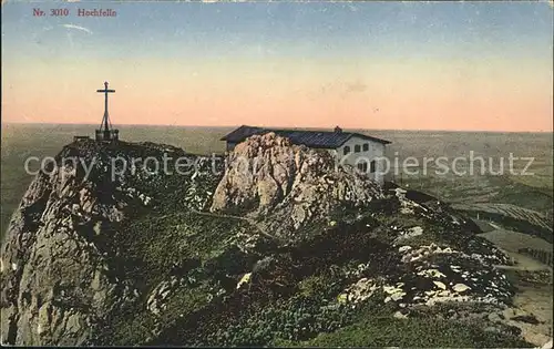 Hochfelln Bergen Haus Gipfelkreuz Kat. Bergen