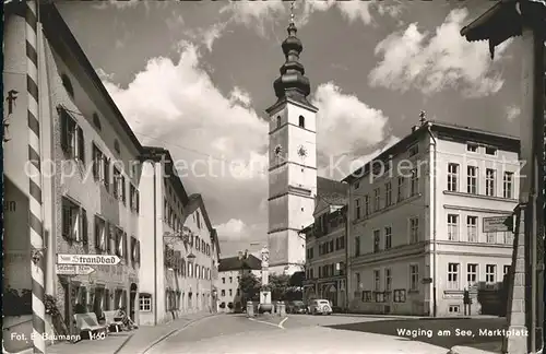 Waging See Marktplatz Kirche Kat. Waging a.See