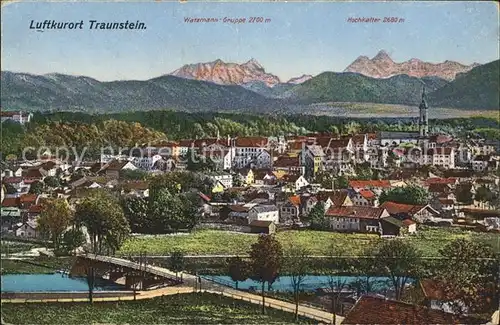 Traunstein Oberbayern Watzmann Gruppe Hochkalter Kat. Traunstein