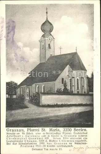 Grassau Chiemgau Pfarrei St. Maria  Kat. Grassau