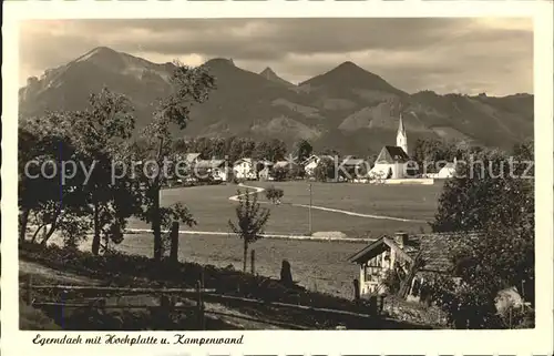 Egerndach Hochplatte Kampenwand Kat. Staudach Egerndach