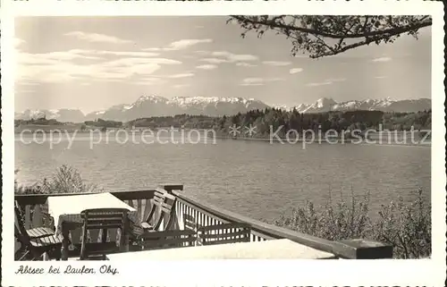 Abtsee Salzach Terrasse Alpenblick Kat. Laufen