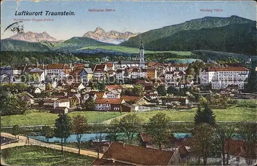 Traunstein Oberbayern Watzmann Gruppe Kienberg Hochkaalter Kat. Traunstein