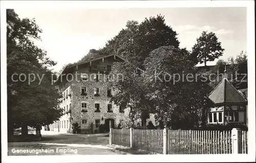 Empfing Oberbayern Genesungsheim Kat. Traunstein