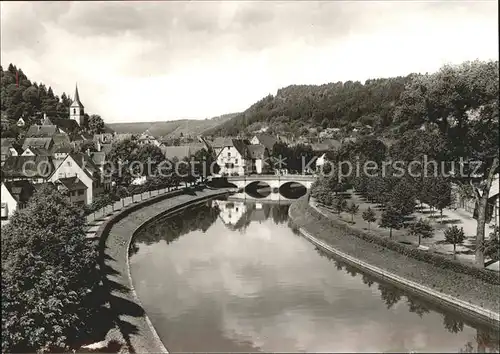 Sulz Neckar Kirche Bruecke Kat. Sulz am Neckar