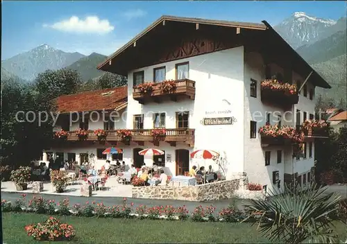 Staudach Oberbayern Berg-Cafe Muehlwinkl  / Staudach-Egerndach /Traunstein LKR