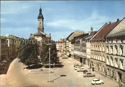 Traunstein Oberbayern Stadtplatz Kirche Kat. Traunstein