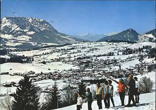 Reit Winkl Skifahrer Alpen Kat. Reit im Winkl