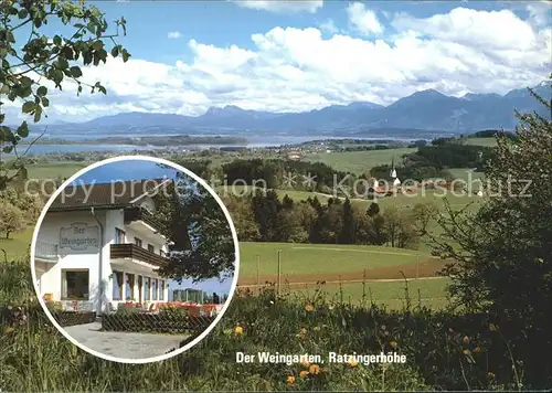 Greimharting Gasthaus Der Weingarten Ratzingerhoehe Kat. Rimsting