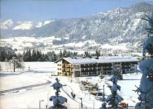 Reit Winkl Hotel Steinbacherhof Skifahrer  Kat. Reit im Winkl
