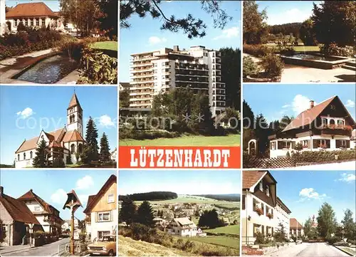 Luetzenhardt Sonnenhof Teilansichten Kirche Kat. Waldachtal