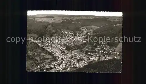 Schramberg Fliegeraufnahme Fuenftaelerstadt Kat. Schramberg