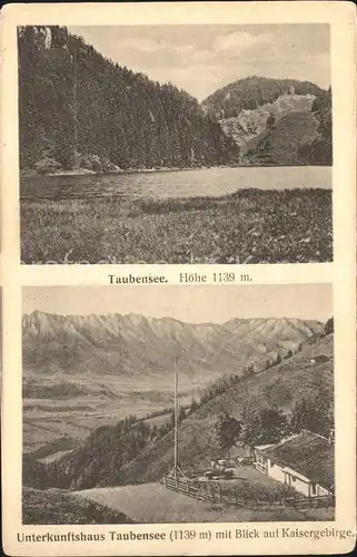 Taubensee Berghaus Kaisergebirge Kat. Ramsau b.Berchtesgaden
