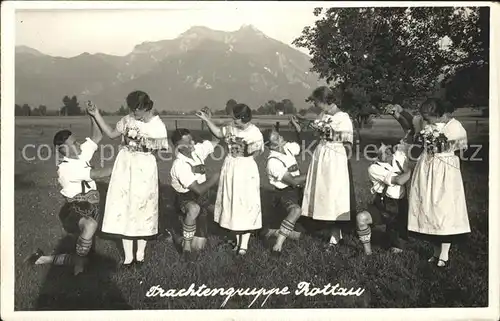 Rottau Chiemgau Trachtengrupe Tanzen Kat. Grassau