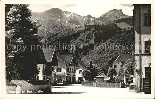 Grassau Chiemgau mit Hochplatte Kat. Grassau