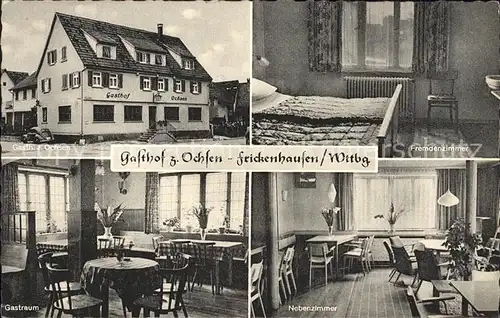 Frickenhausen Wuerttemberg Gasthaus zum Ochsen Kat. Frickenhausen