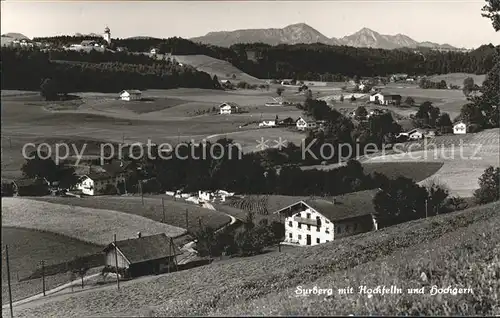 Surberg mit Hochfelln und Hochgern Kat. Surberg