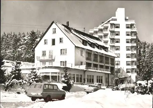 Luetzenhardt Sonnenhof Autos im Schnee Kat. Waldachtal