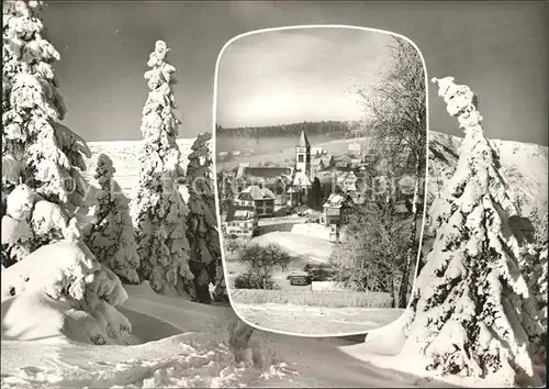 Luetzenhardt im Schnee Kat. Waldachtal