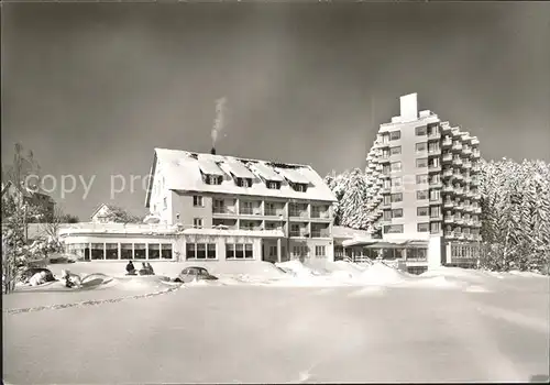 Luetzenhardt Hotel im Schnee Kat. Waldachtal