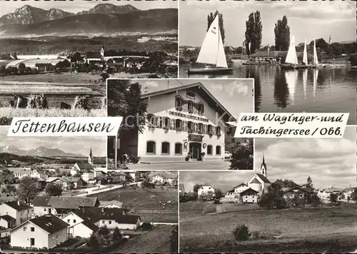 Tettenhausen Waginger  und Tachingersee Kat. Waging a.See
