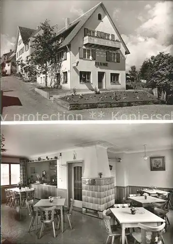 Luetzenhardt Gasthaus Pension zur Blume Kat. Waldachtal