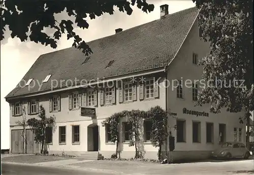 Winterlingen Gasthaus zum Rosengarten Kat. Winterlingen