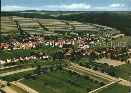 Robern Fliegeraufnahme Gasthaus Pension Zum Loewen Kat. Fahrenbach