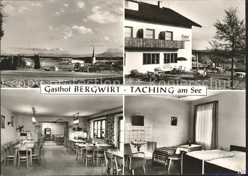 Taching See Gasthaus Bergwirt Kat. Taching a.See