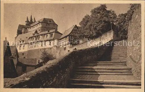 Diez Lahn Schloss Treppe Kat. Diez
