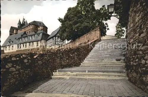 Diez Lahn Schloss Treppe Kat. Diez