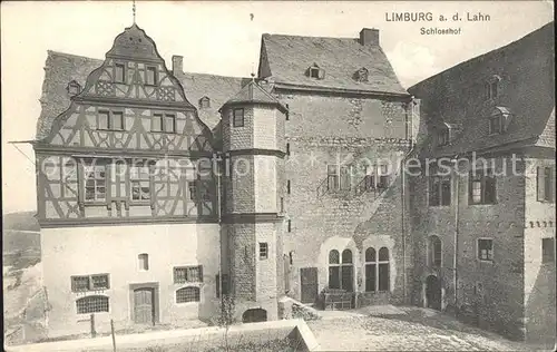Limburg Lahn Schlosshof Kat. Limburg a.d. Lahn
