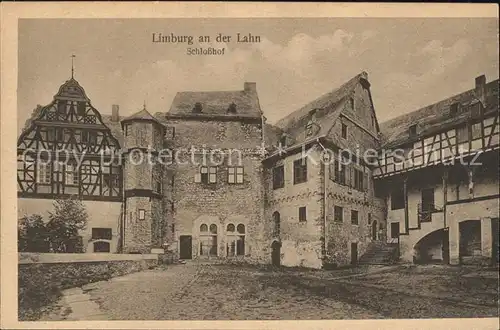 Limburg Lahn Schlosshof Kat. Limburg a.d. Lahn