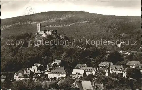 Koenigstein Taunus Burg mit Kneippkuranstalt Kat. Koenigstein im Taunus