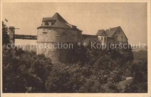 Beuron Donautal Burg Wildenstein mit Zugbruecke / Beuron /Sigmaringen LKR