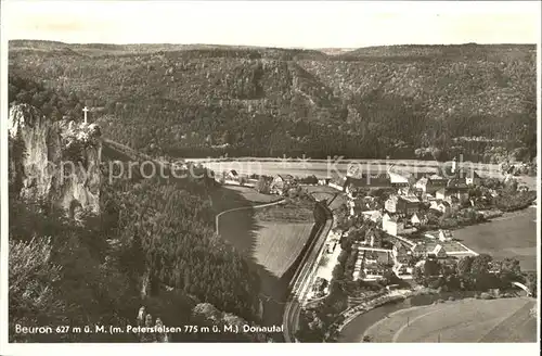 Beuron Donautal mit Petersfelsen / Beuron /Sigmaringen LKR