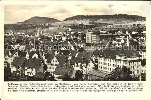 Tailfingen Albstadt Stadtansicht Kat. Albstadt