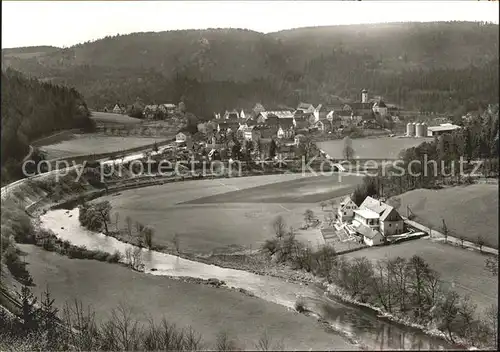 Beuron Donautal Totalansicht mit Sonnenhaus / Beuron /Sigmaringen LKR