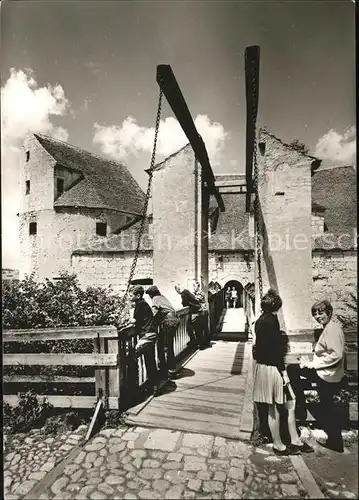 Beuron Donautal Burg Wildenstein mit Zugbruecke und Bastion / Beuron /Sigmaringen LKR