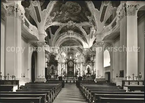 Beuron Donautal Inneres der Kirche mit Hochaltar / Beuron /Sigmaringen LKR