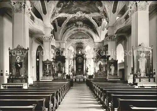 Beuron Donautal Inneres der Kirche / Beuron /Sigmaringen LKR