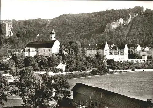 Beuron Donautal Erzabtei von Nordwesten / Beuron /Sigmaringen LKR