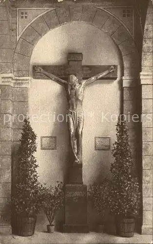 Beuron Donautal Abteikirche Kaiserkreuz Vorhalle / Beuron /Sigmaringen LKR