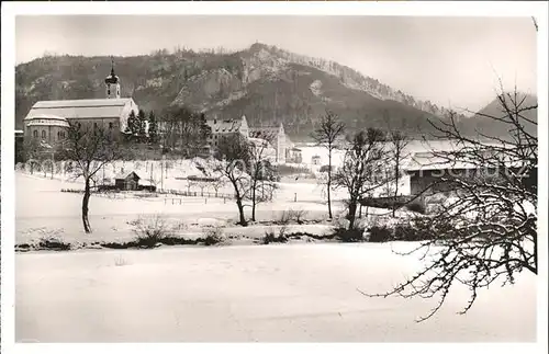 Beuron Donautal Erzabtei im Schnee / Beuron /Sigmaringen LKR