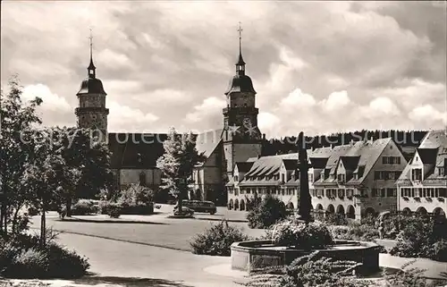 Freudenstadt Marktplatz Stadtkirche Kat. Freudenstadt