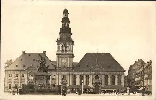 Mannheim Rathaus Marktplatz Kat. Mannheim