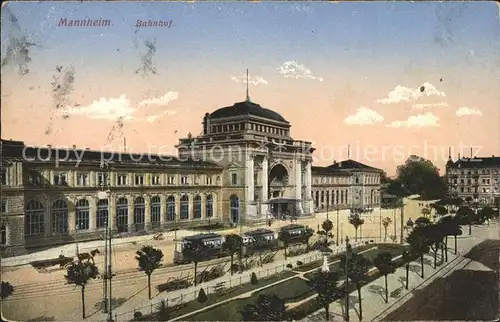 Mannheim Bahnhof Strassenbahn Kat. Mannheim