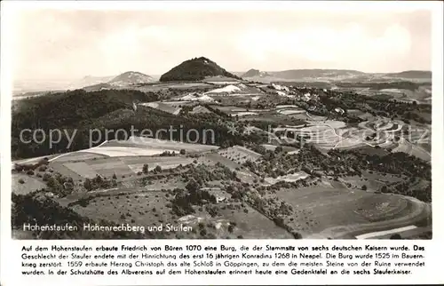 Hohenstaufen Hohenrechberg Stuifen Kat. Goeppingen