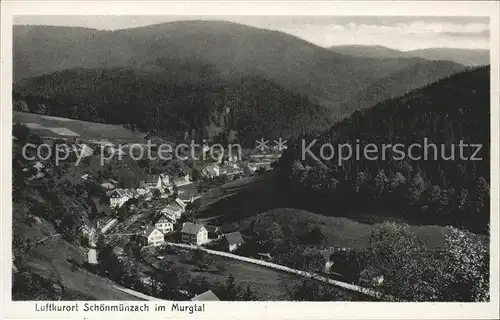 Schoenmuenzach Murgtal Kat. Baiersbronn